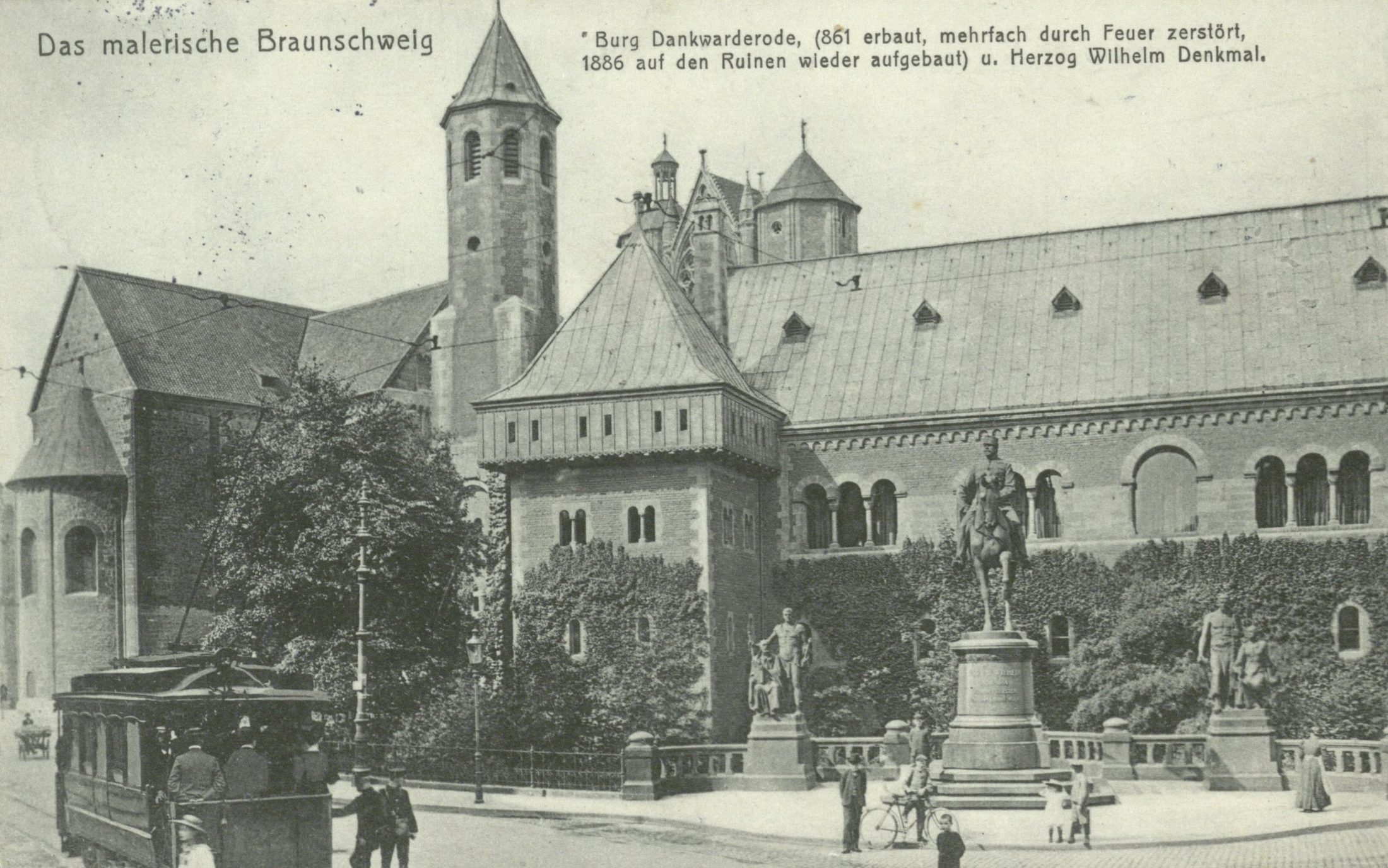 Burggraben historische Aufnahme (Zoom on click)